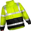 Tingley Rubber Tingley® J24122 Icon„¢ Jacket, Fluorescent Yellow/Green/Black, Large J24122.LG